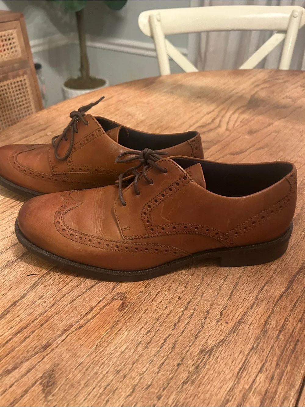 Cole Haan Grand 360 Men's Brown Leather Wingtip Oxfords